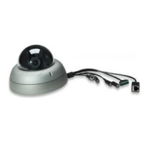 Kamera sieciowa IP kopułkowa, wandaloodporna, zasilana PoE