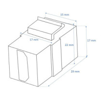 Moduł Keystone HDMI F/F