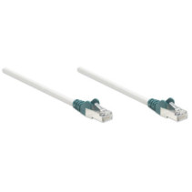 Patchcord Cat5a SFTP 1M 100% Cu CrossOver szary