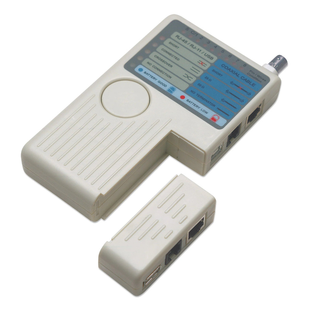Tester okablowania RJ-11, RJ-45, USB, BNC