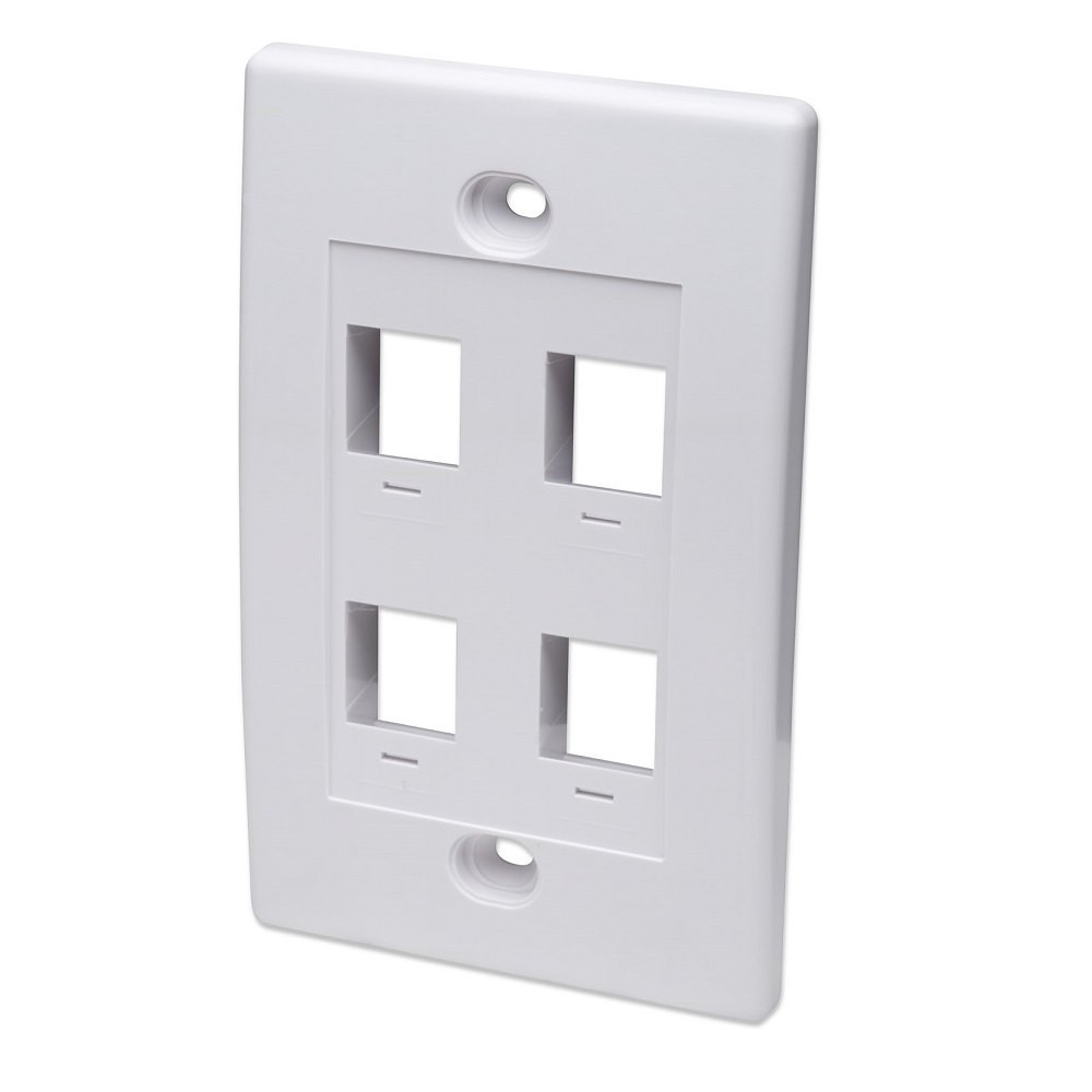 Panel przedni na 4 moduły Keystone, na puszkę natynkową