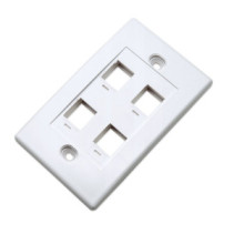 Panel przedni na 4 moduły Keystone, na puszkę natynkową