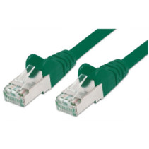 Patchcord Cat5e SFTP 1M 100% Cu zielony