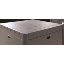 Szafa stojąca rack 19 27U 600x800 drzwi szklane cokół