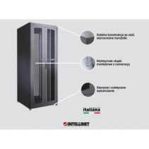 Szafa stojąca rack 19 42U 800x800 2x drzwi perforowane