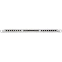 Patch panel 24P C6 0,5U szary