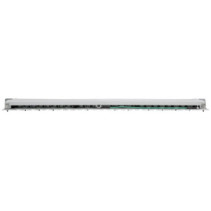Patch panel 24P C6 0,5U szary