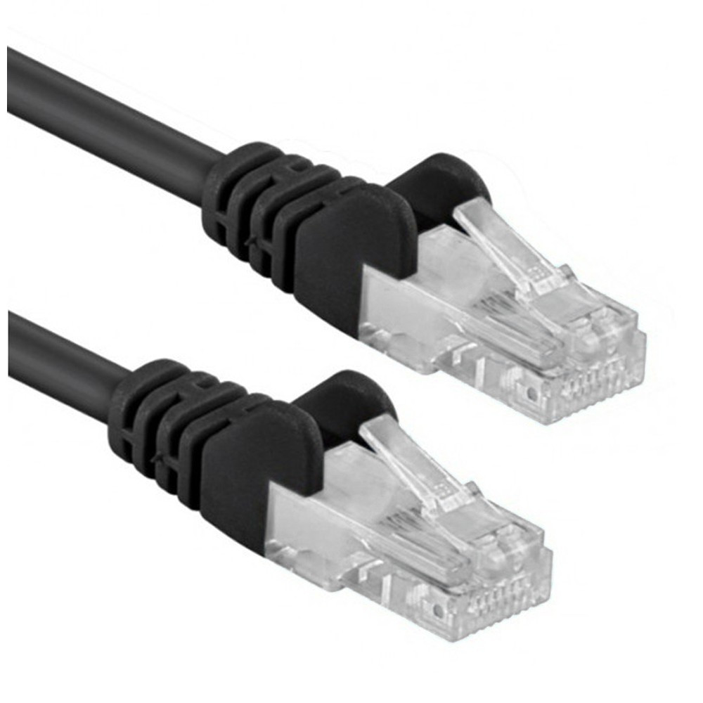 Patchcord Cat5e UTP 30m CCA czarny