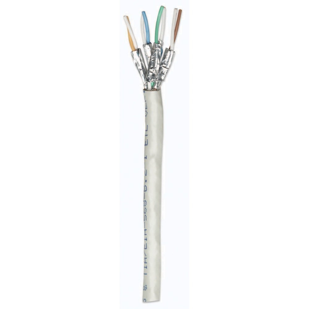 Kabel skrętka Cat6 S/FTP drut 305m 100% CU szary