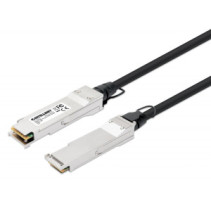 Kabel DAC Twinax QSFP+ 40G, pasywny, MSA, 1m