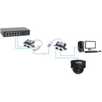 Rozdzielacz RJ45X2 ekran