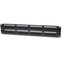 Patch panel 48-portów RJ45 UTP Cat5e 2U Rack 19