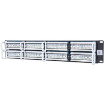 Patch panel 48-portów RJ45 UTP Cat5e 2U Rack 19