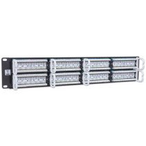 Patch panel 48-portów RJ45 UTP Cat5e 2U Rack 19