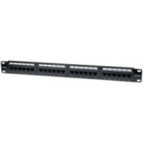 Patch panel 1U Rack 19 UTP 24xRJ45 Cat5e