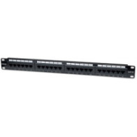 Patch panel 1U Rack 19 UTP 24xRJ45 Cat5e