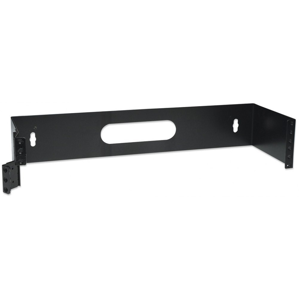 Uchwyt ścienny Rack 19 2U - na 2 urządzenia, z zawiasem