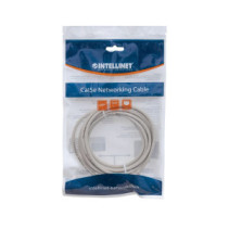 Patchcord Cat5e UTP 1m 100% CU szary