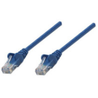 Patchcord Cat5e UTP 0,5m 100% CU niebieski