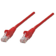 Patchcord Cat5e UTP 7,5m 100% CU czerwony