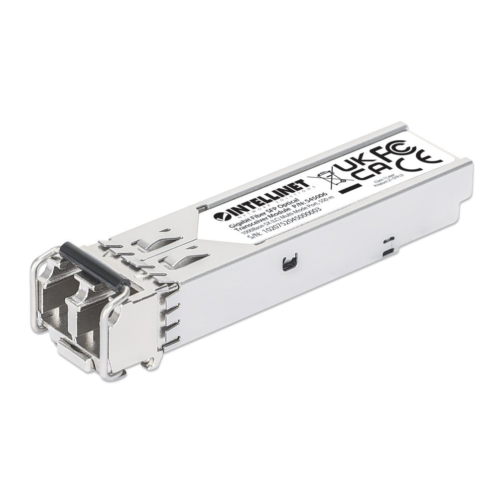 Moduł SFP 1.25G, LC Duplex MM, 550m, 1000Base-SX, 850nm, miniGBIC, MSA