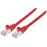 Patchcord Cat5e SFTP 10m 100% CU czerwony
