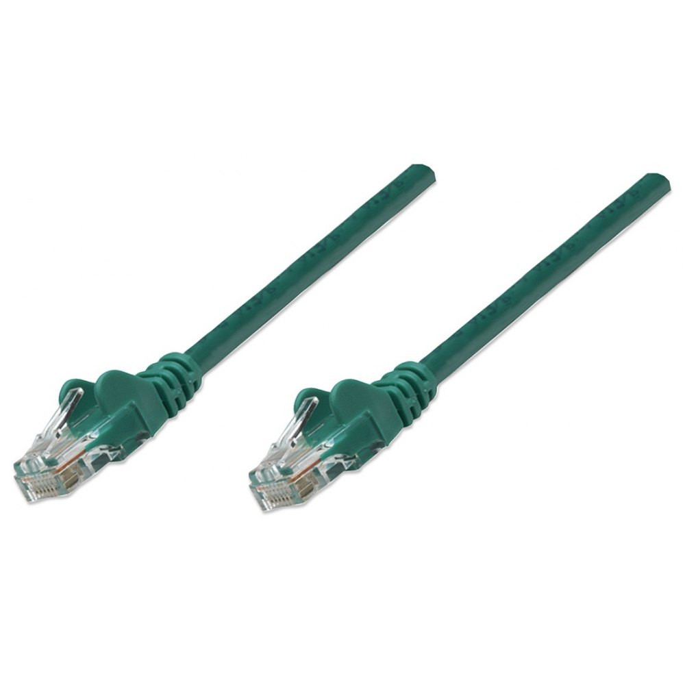 Patchcord Cat6 UTP 5m 100% CU zielony